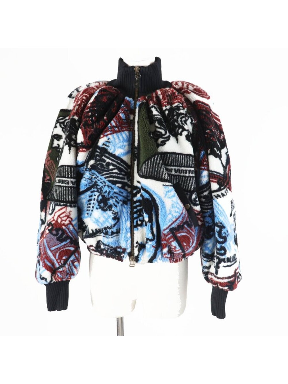 Louis Vuitton Fornasetti Fleece Zip Up Jacket Multi 32